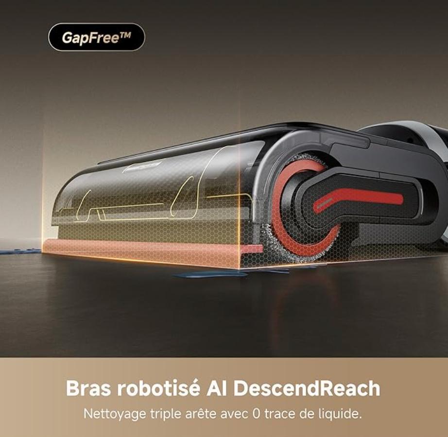 HydroVac H15 Pro — Bras robotisé DescendReach