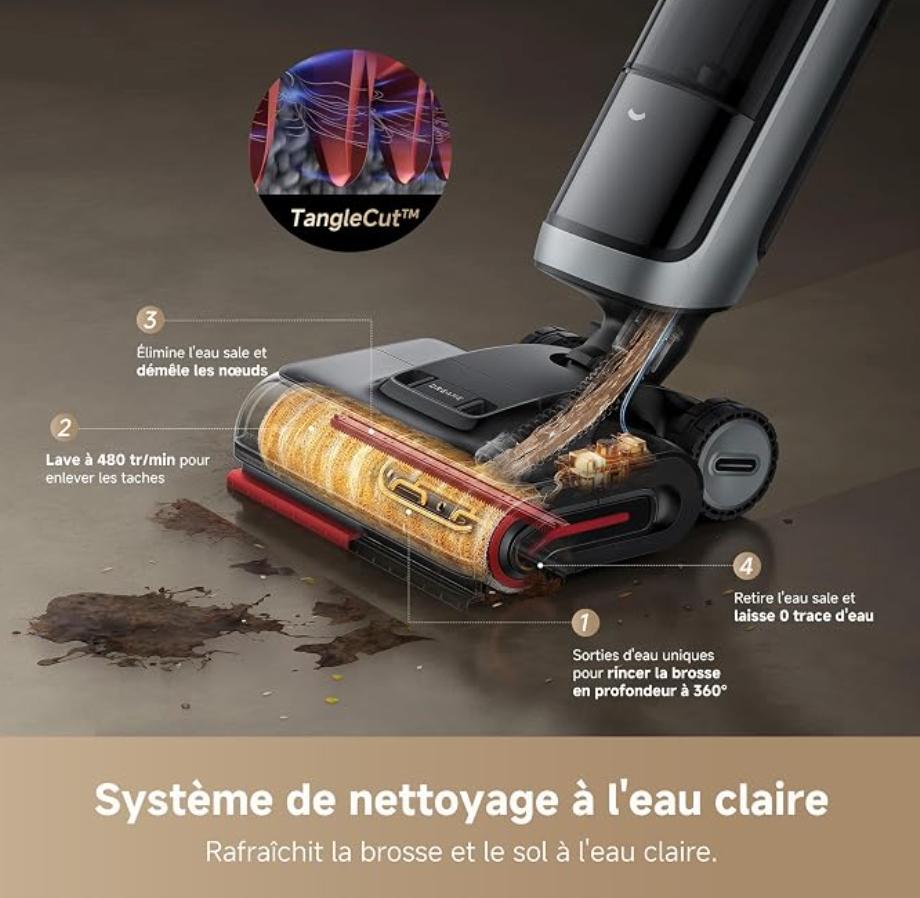 HydroVac H15 Pro — Système de nettoyage à l'eau claire